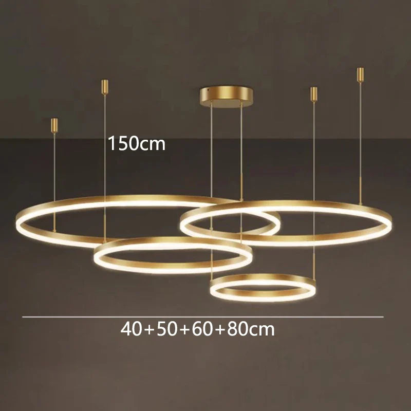 Afralia™ Modern LED Pendant Chandeliers for Indoor Lighting by Afralia