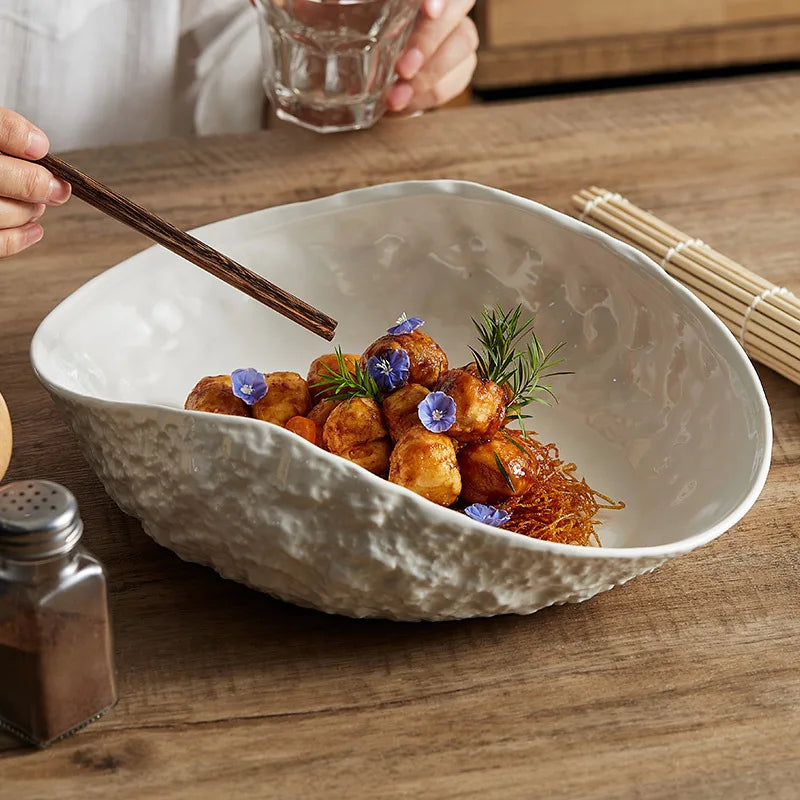 Afralia™ Ceramic Plate 2025 Collection - Western Soup Plate for Luxury Dining