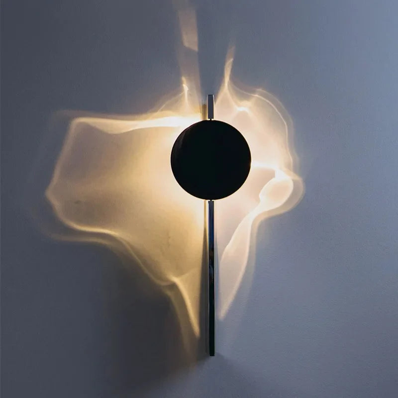 Afralia™ Stainless Steel Rotating LED Wall Sconce Lamp for Living Room and Aisle Decor