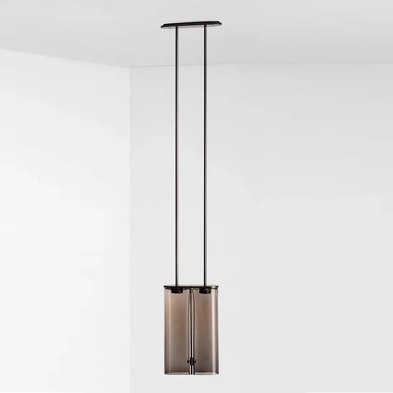 Afralia™ Glass Pendant Light: Modern Italian Design LED Hanging Lamp for Kitchen Island & Bedside