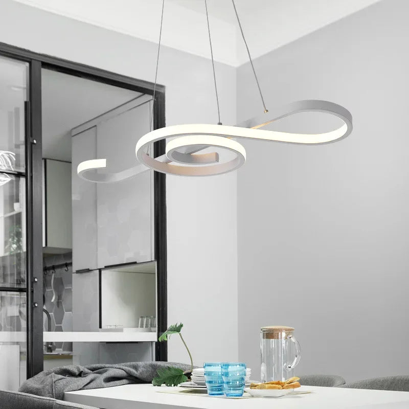 Afralia™ Modern LED Pendant Light for Dining Kitchen Bar Home Lighting