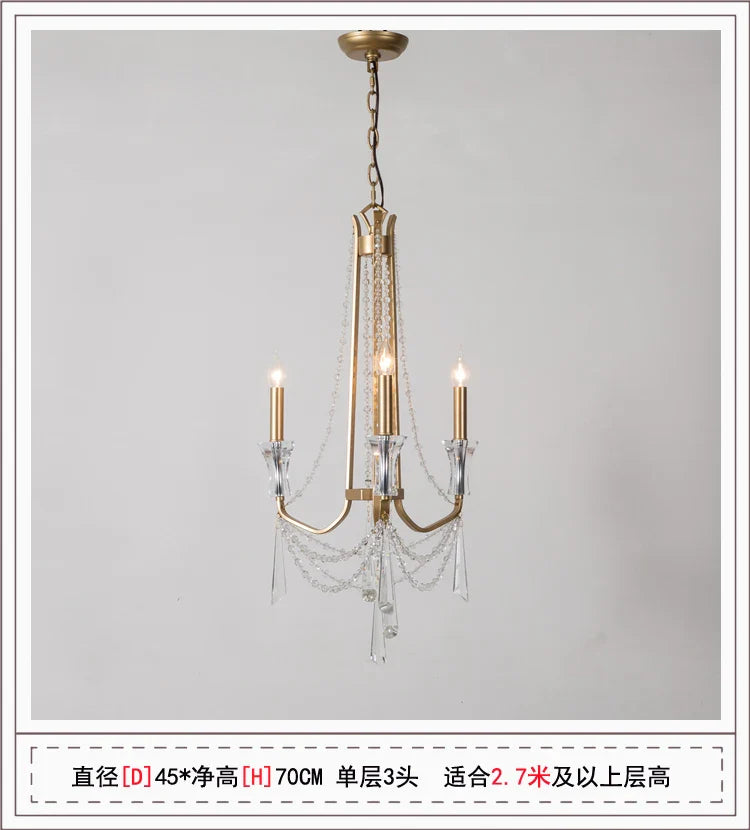Afralia™ Modern Nordic Crystal Chandelier for Living Room Ceiling, French Style Large LED Lamp