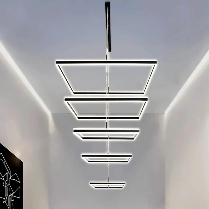 Afralia™ Modern Pendant Chandeliers LED Ceiling Lights for Dining & Living Room