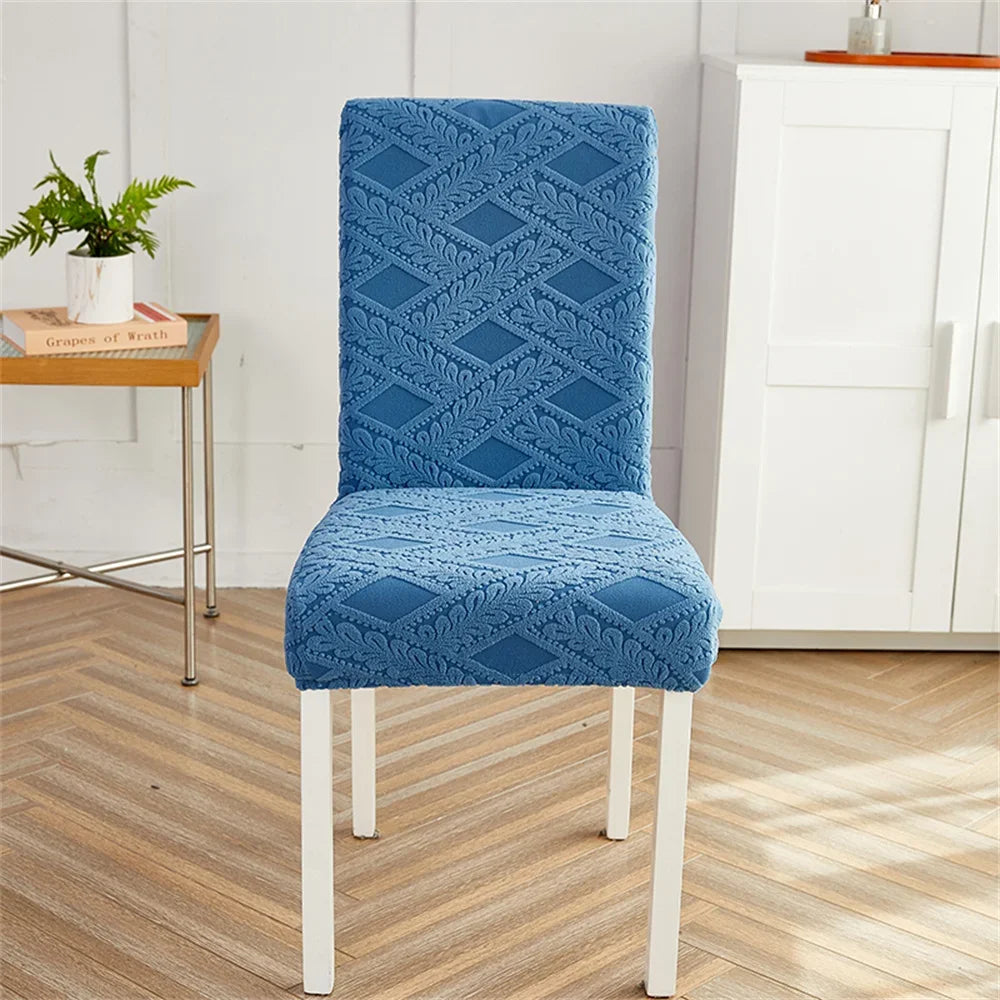 Afralia™ Velvet Jacquard Chair Cover Elastic High Armchair Accent Seat for Home & Office