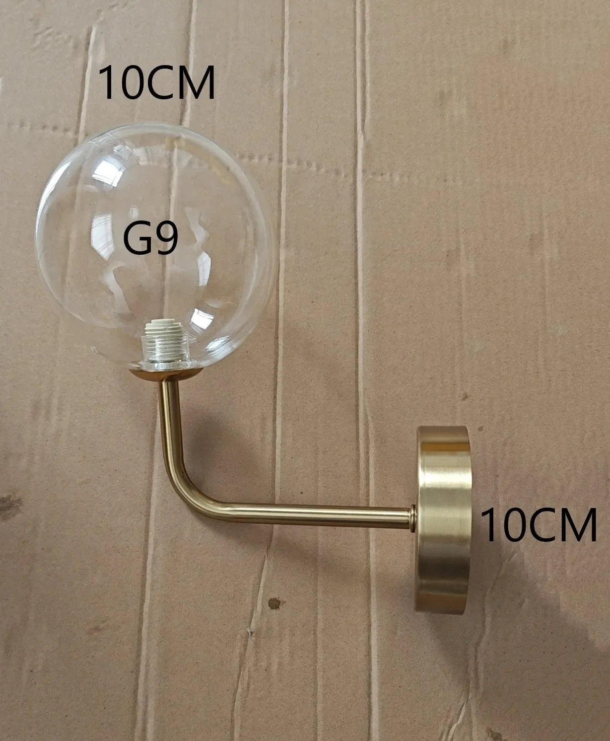 Afralia™ Glass Ball Wall Lamps for Bedroom, Staircase, Corridor - Modern Nordic Design