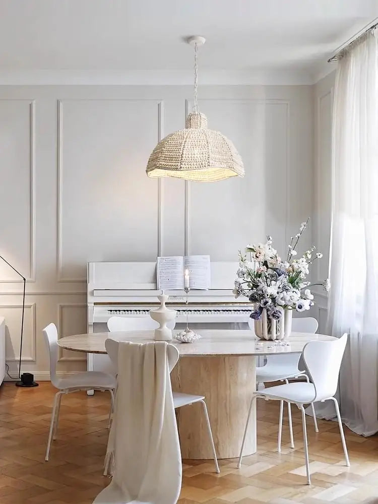 Afralia™ Vintage Wood Ceiling Chandelier for Kitchen Island, Bedroom, Living Room