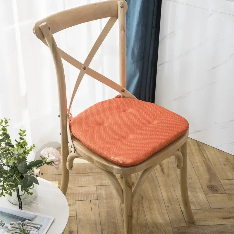 Afralia™ Dining Chair Cushions: Multi Color Seat Cushion with Straps for Outdoor & Dining Room