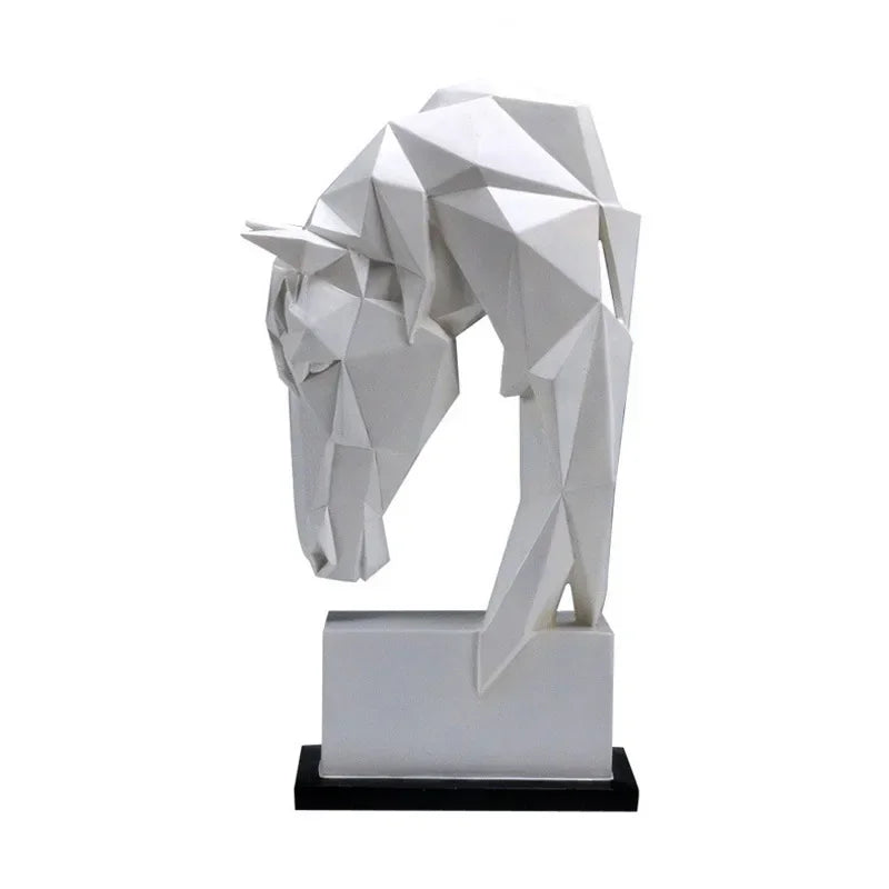 Afralia™ Horse Ornaments: Nordic Art Light Luxury for Living Room, TV Cabinet & Foyer