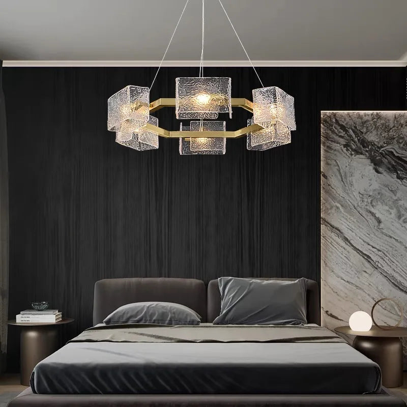 Afralia™ Modern Crystal Chandelier Luxury Pendant Light for Living Room, Restaurant, or Bar