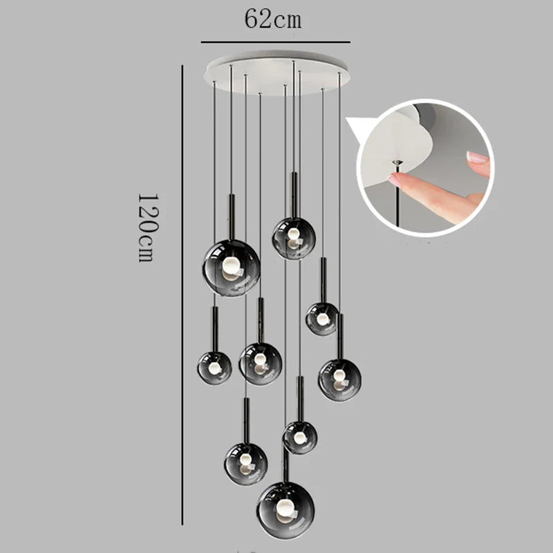 Afralia™ Nordic Pendant Lamp for Dining Room, Living Room, and Stairway