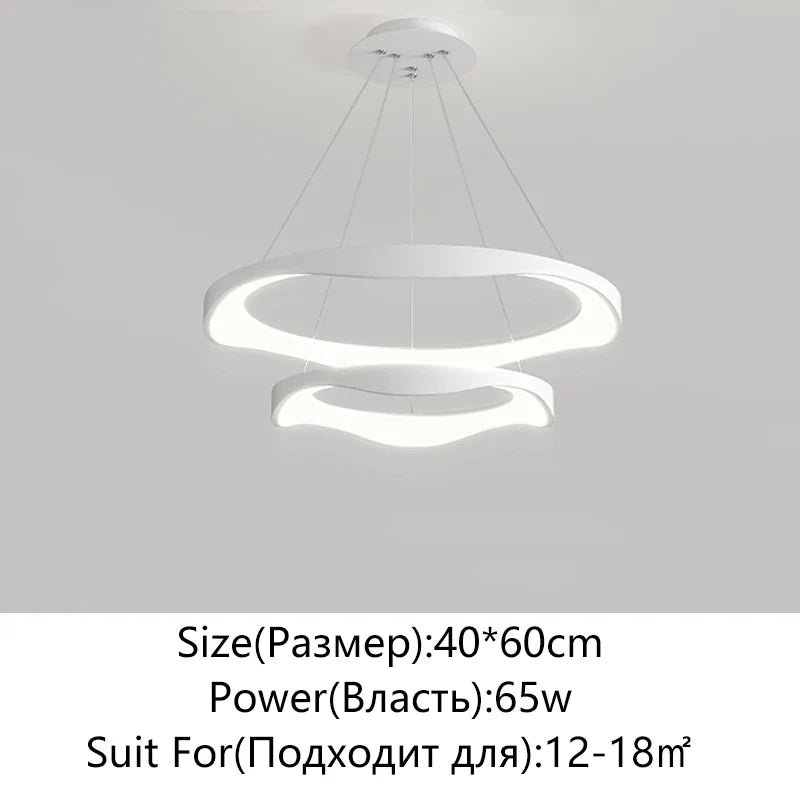 Afralia™ Minimalist LED Pendant Lamp for Living Room, Bedroom, and Restaurant