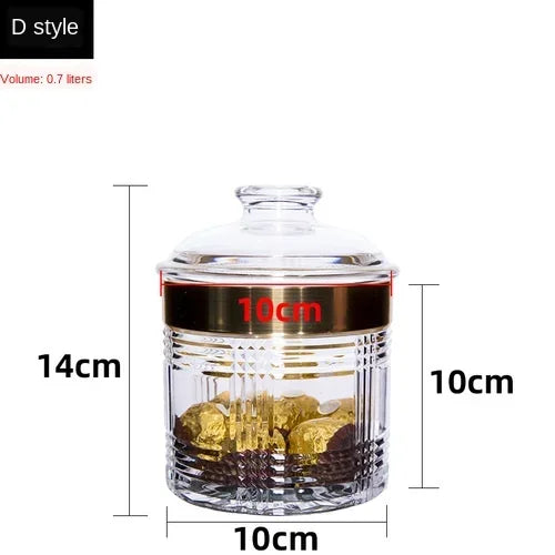 Afralia™ Acrylic Candy & Spice Jar Set for Kitchen Food Storage