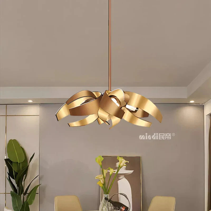 Afralia™ Modern LED Chandelier Pendant Ceiling Light for Stylish Indoor Dining Room