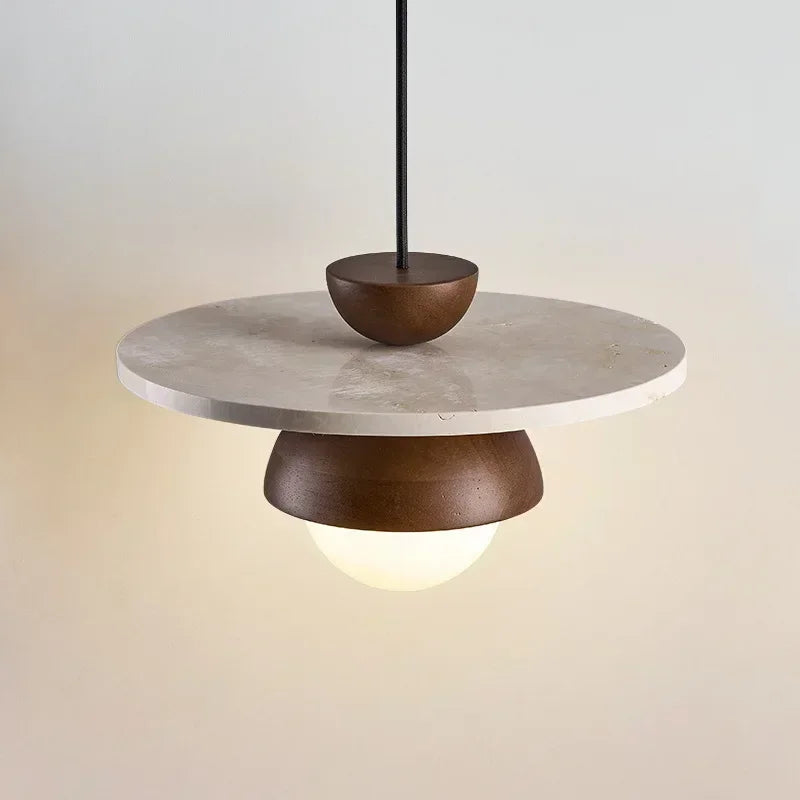 Afralia™ Stone Pendant Light Chandelier for Home Decor