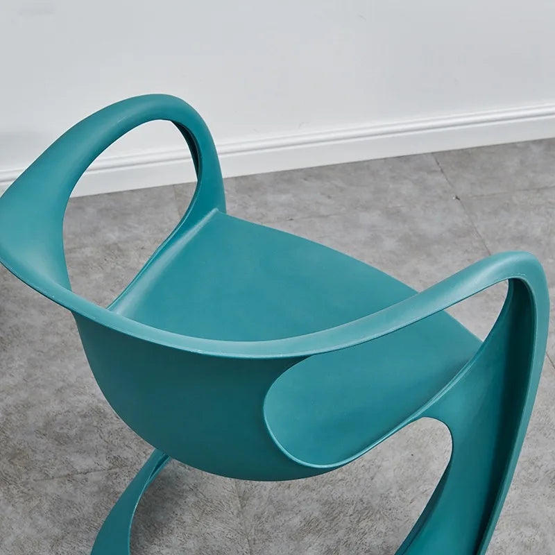 Nordic Acrylic Dining Chair by Afralia™ - Designer Pan Dong Chair for Living Room