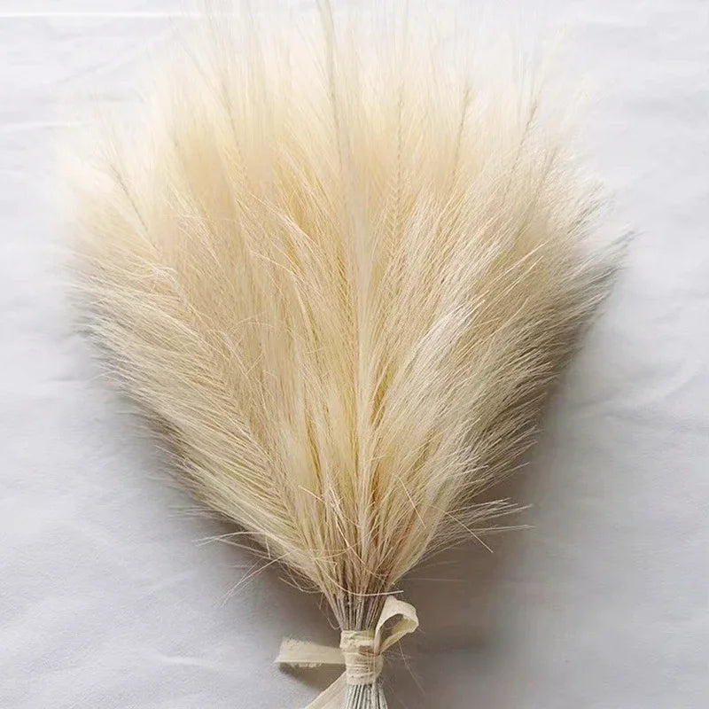 Afralia™ Pampas Grass Bouquet: Home Wedding Party Room Decor Fake Plant Reed Bouquet