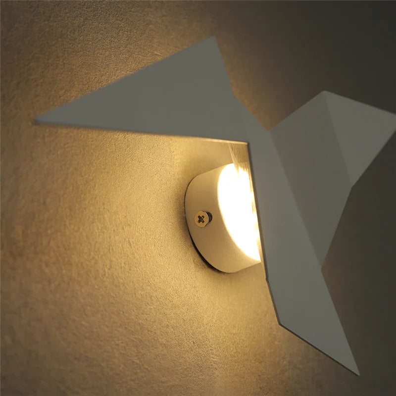 Afralia™ Modern Metal Bird Wall Lamps LED Wall Lighting Fixtures