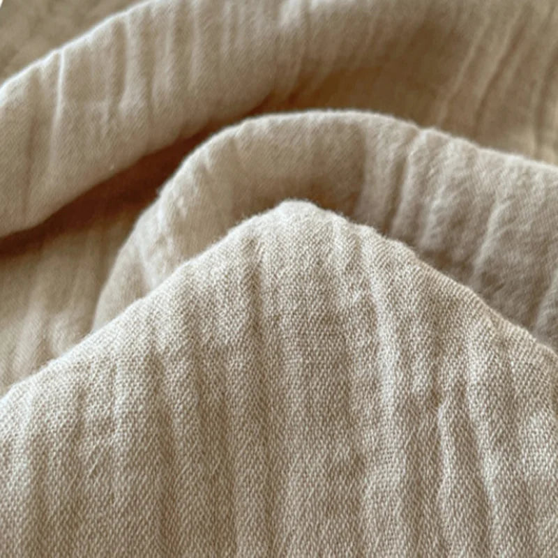 Afralia™ Pure Cotton Tassel Duvet Set Double Layered Cozy Bedclothes