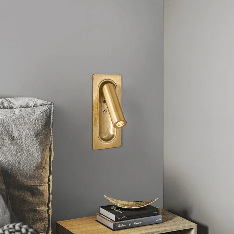 Afralia™ 3W LED Mounted Headboard Wall Light for Bedroom and Hotel