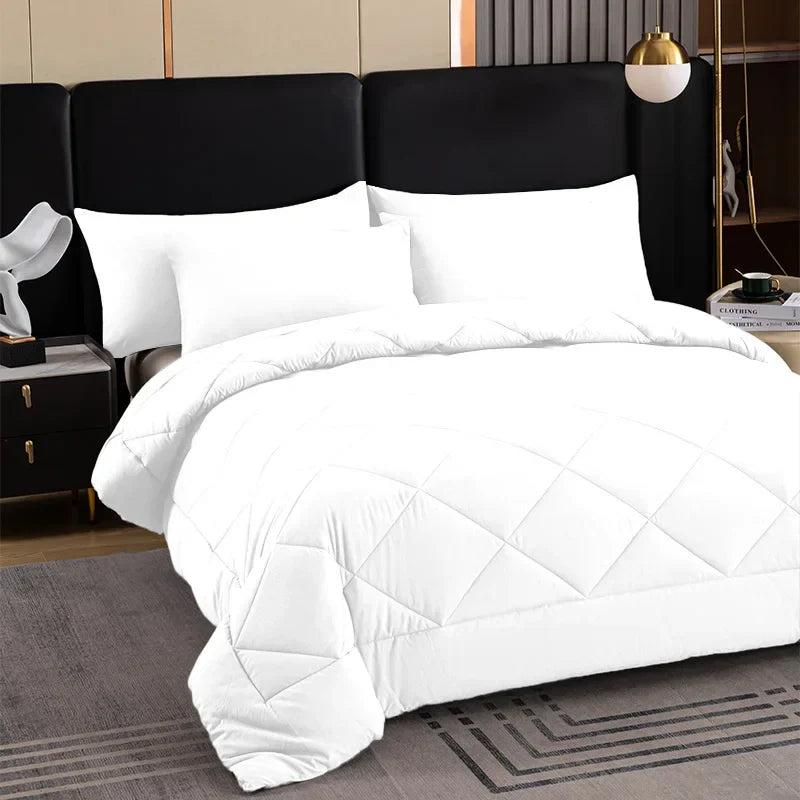 Afralia™ All-Season Brushed Duvet Quilt, Soft & Breathable, Queen King Size Comforter