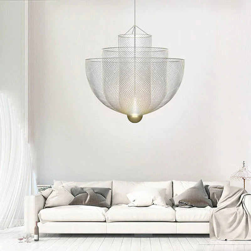 Afralia™ Modern Meshmatics LED Chandelier Pendant Light Fixture