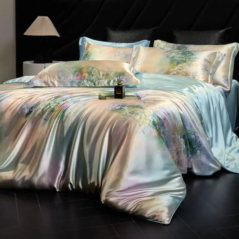 Afralia™ Mulberry Silk Bedding Sets: American Summer Cool and Comfortable Premium Bedsheet Set