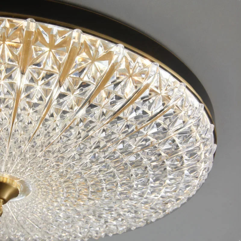 Afralia™ Nordic Master Bedroom LED Crystal Ceiling Lamp - Luxury Modern Room Lighting