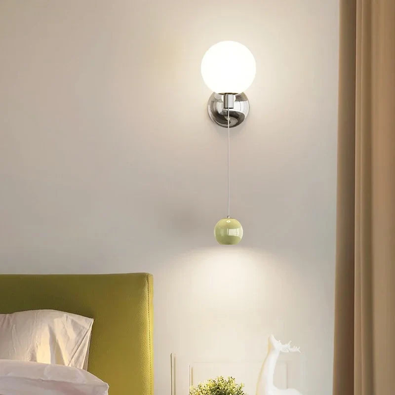 Afralia™ Modern Nordic LED Wall Lamp for Dining Room Bedroom Home Décor