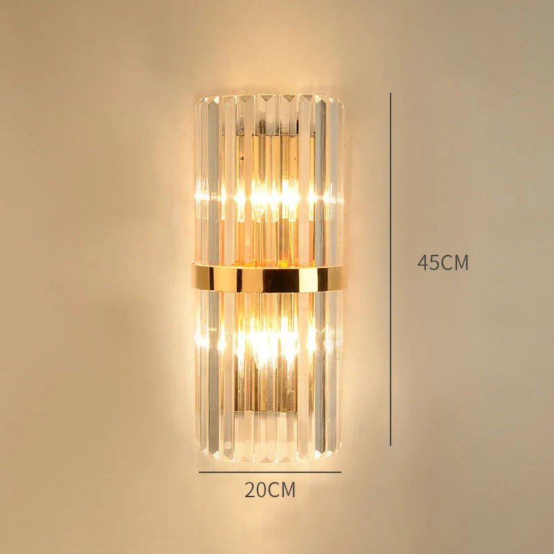 Afralia™ Modern LED Crystal Ceiling Chandelier Golden Lustres for Living Room