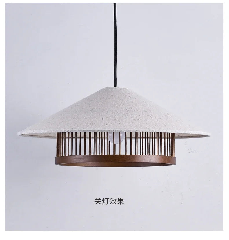 Afralia™ Three-Head Walnut Color Dining Table Lamp Fixture with LED Chandeliers