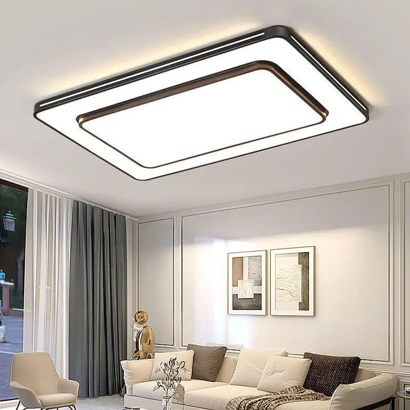 Afralia™ Modern LED Ceiling Chandelier for Dining Room & Living Room