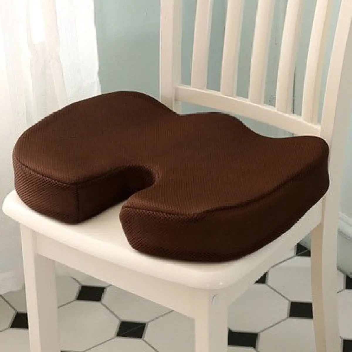 Afralia™ Memory Foam Office Chair Cushion for Hemorrhoids, Ergonomic Design for Comfort and Support