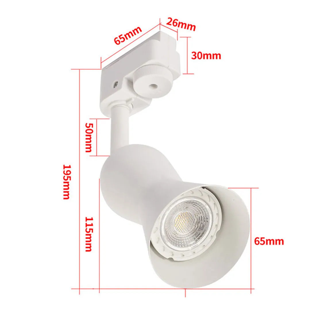 Afralia™ Mini GU10 Track Lights - H Type Ceiling Spotlight for Art Exhibition, Task Lighting