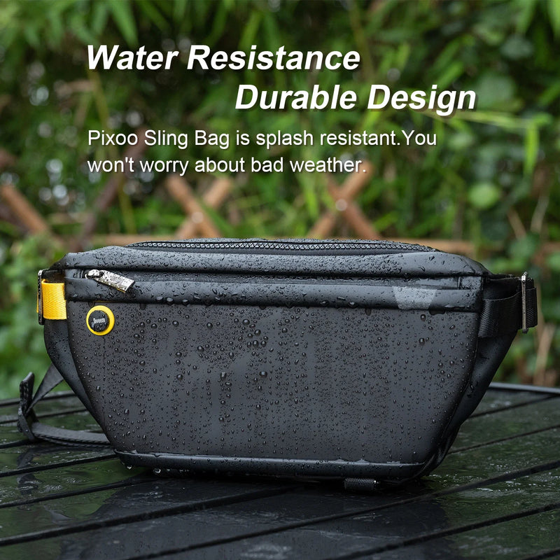 Afralia™ Pixel Art Sling Bag: Waterproof, Spacious, Ideal for Outdoor Sports.