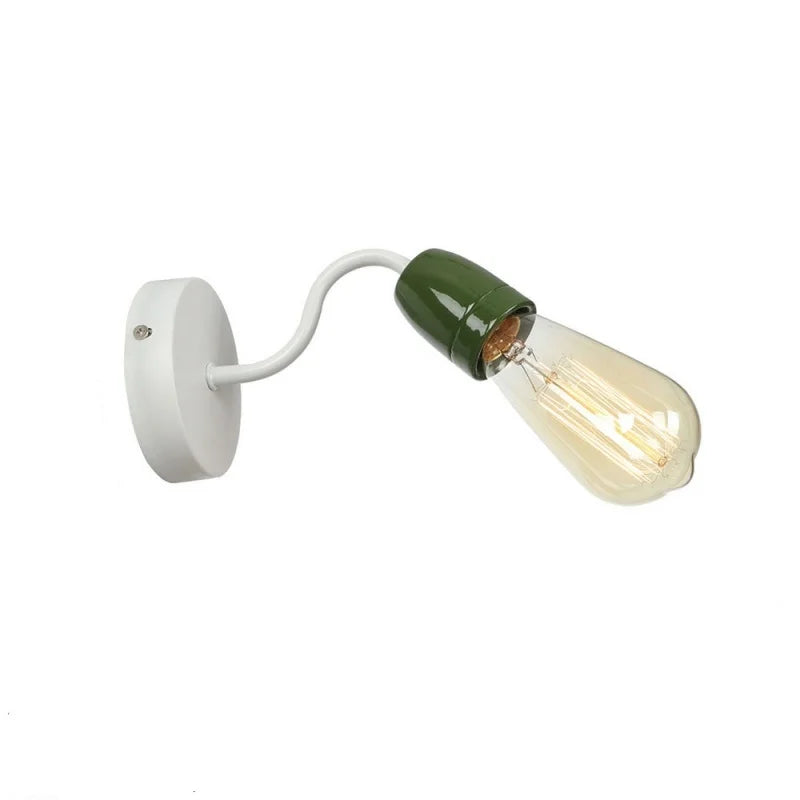 Afralia™ Colorful Ceramic LED Wall Lamp for Living Room Bedroom Loft Minimalism