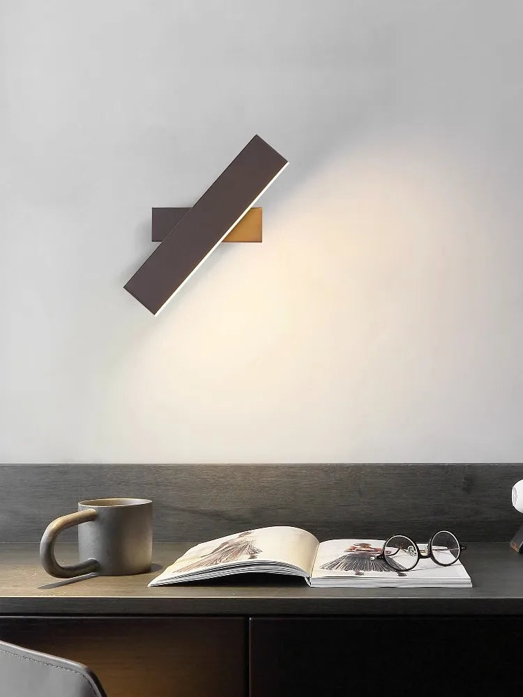 Afralia™ Rotatable LED Wall Lamp: Sleek Nordic Design for Bedroom, Living Room, Background Lighting