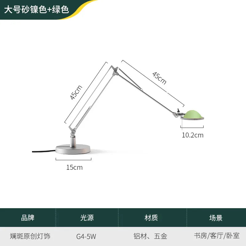 Afralia™ Adjustable LED Desk Lamp for Home, Studio, Study, Bedroom, Cafe