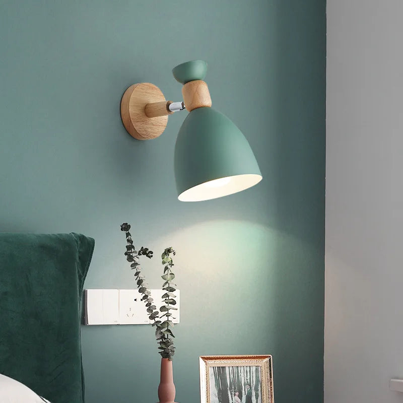 Afralia™ Minimalist Macaroon Wall Lamp for Bedroom, Living Room, Aisle - Modern Scandinavian Design