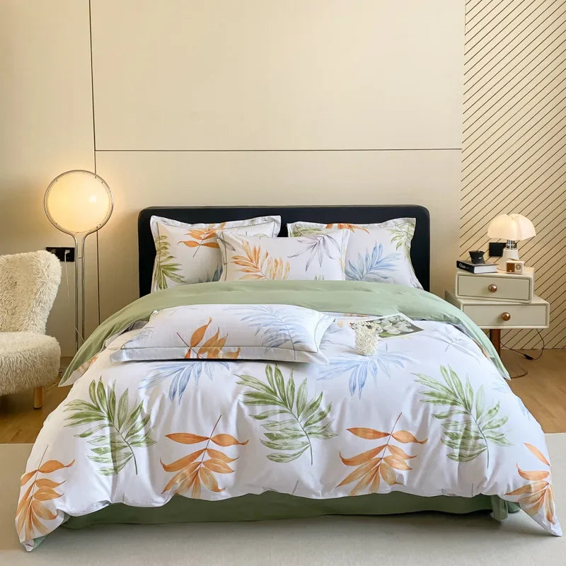 Afralia™ Pastoral Printed Cotton Bedding Sets for Comfortable Sleep