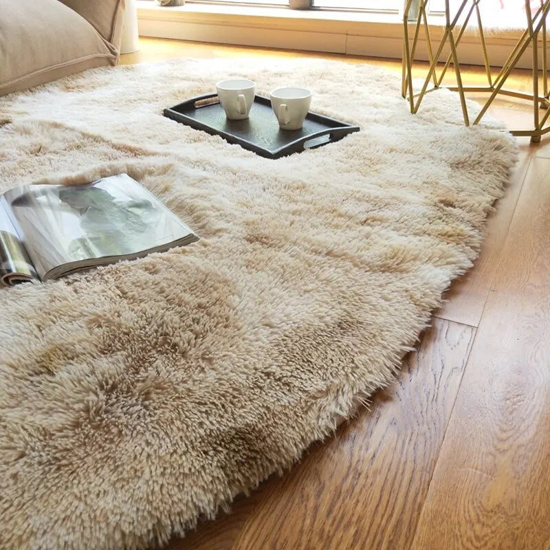 Luxurious Oval Plush Rug for Stylish Home Decor