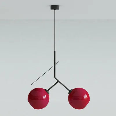 Afralia™ Cherry LED Pendant Light: Creative Children's Room Hanging Lamp & Dining Table Fixture