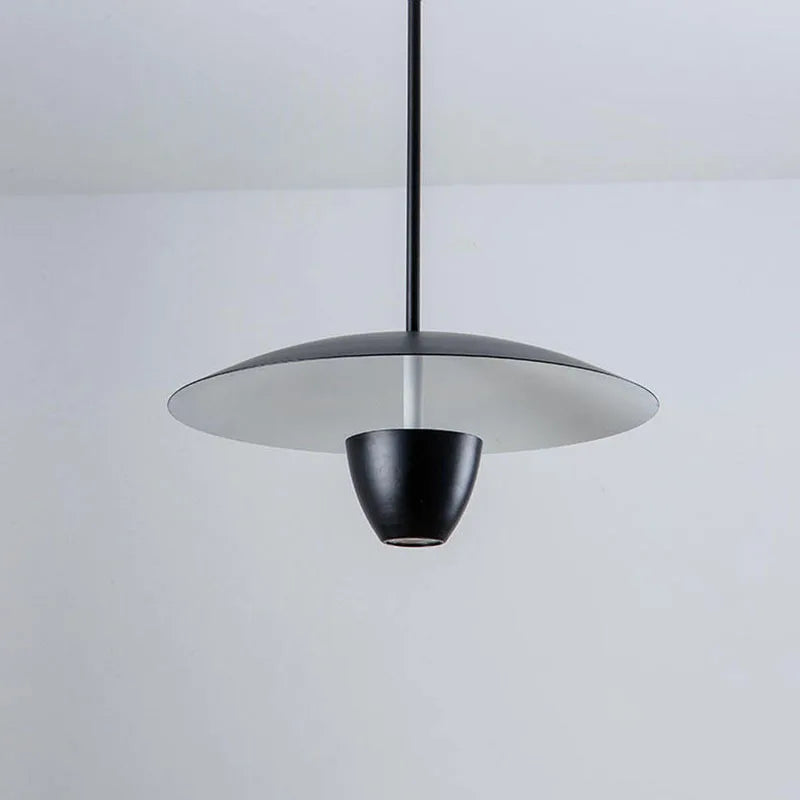 Afralia™ Black LED Hanging Light: Italian Nordic Minimalist Ceiling Pendant Lamp