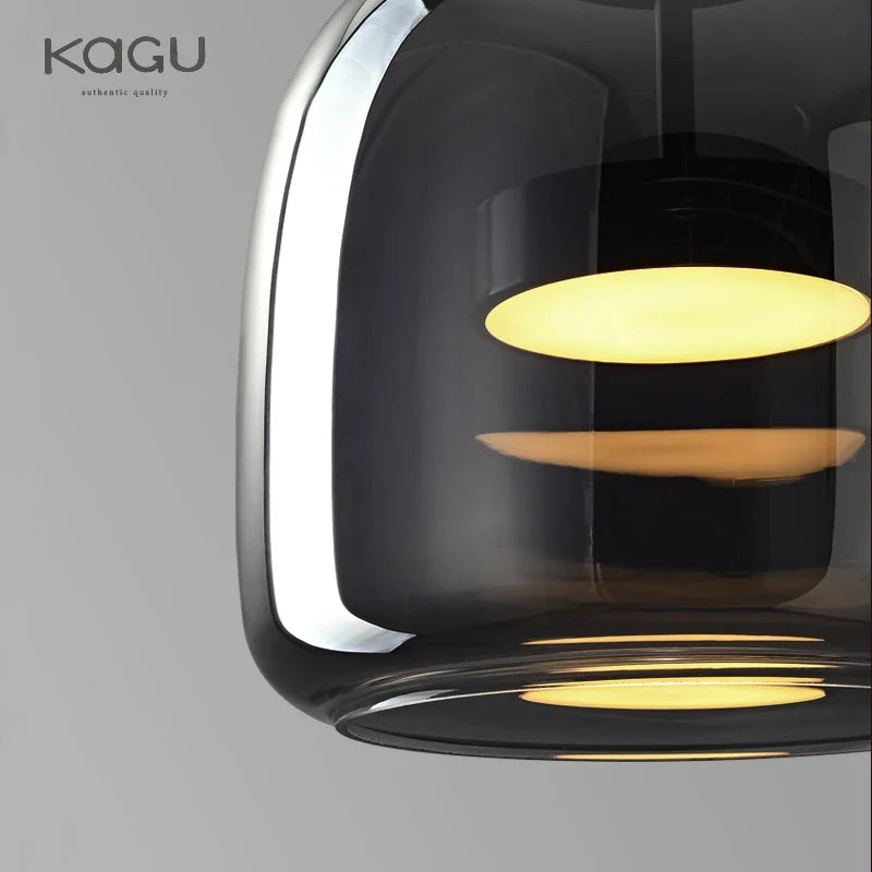 Afralia™ Glass Pendant Light: Nordic LED Hanging Lamp for Dining Room, Bedroom, Modern Decor