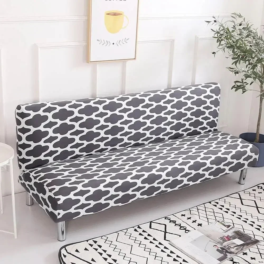 Afralia™ Print Futon Sofa Cover Slipcover for Couch Case