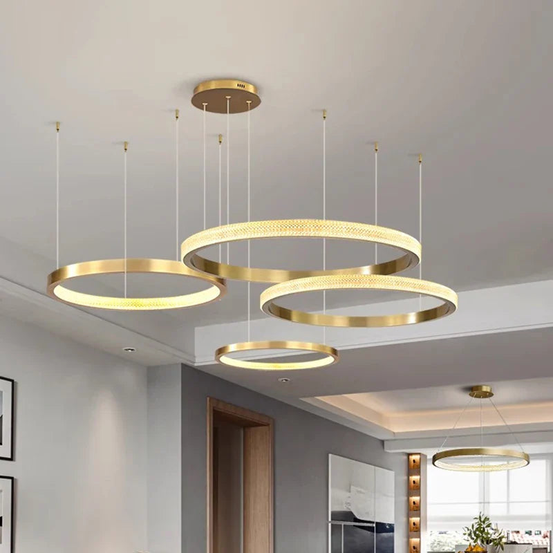 Afralia™ LED Pendant Chandeliers for Modern Living Room and Dining Room