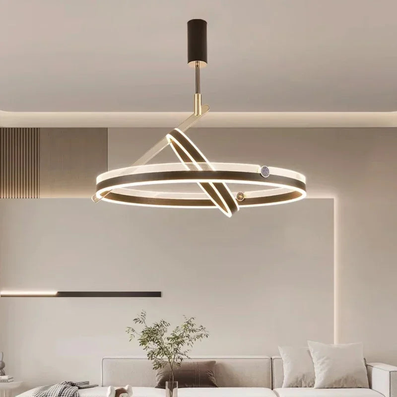Afralia™ Modern Dine Room Pendant Lights LED Chandelier for Stylish Indoor Lighting