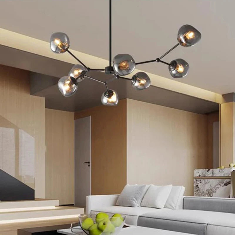 Afralia™ Modern LED Pendant Light Chandeliers for Living Room and Dining Room