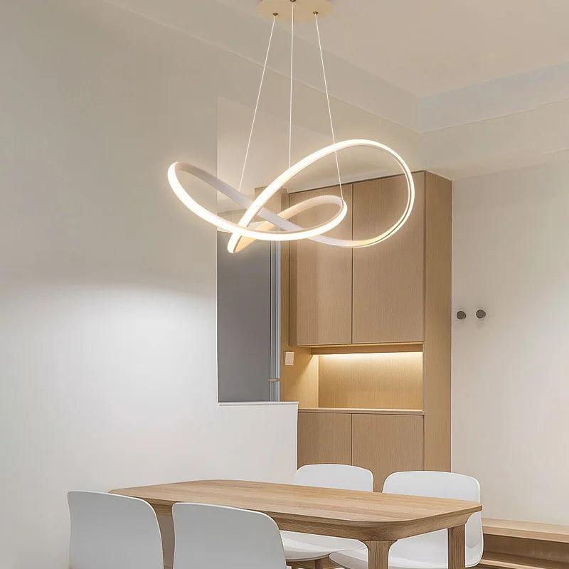 Afralia™ Modern Nordic LED Pendant Chandelier for Restaurant Bar Living Room