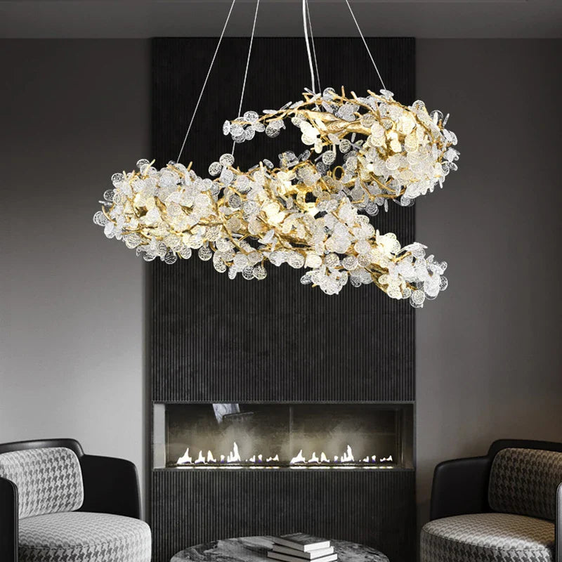 Afralia™ Gold Chandeliers for Luxe Living Spaces