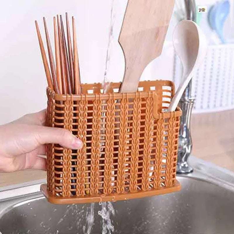 Afralia™ Kitchen Utensil Cutlery Organizer for Spoon Fork Knife Chopstick Holder